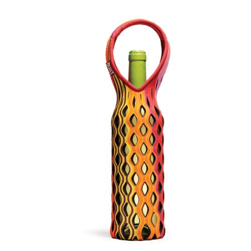Built 1-Bottle Fishnet Wine Tote, Nolita Stripe