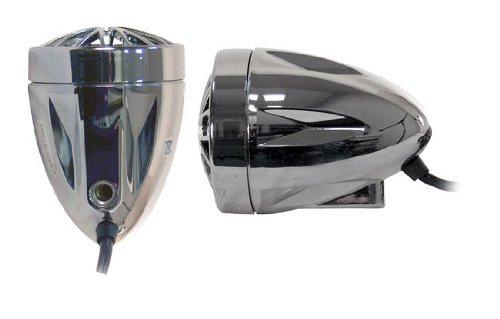 PYLE PLMCA30 Motorcycle Mount Amplified 200 Watt x 2 Stereo Sound System with Dual Handlebar Mount Speakers