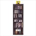 Wood Cabinet Atlantic Canoe Wood Media Shelf in Espresso