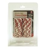 11.5 Gram Red Striped Dice Chips in Retail Package