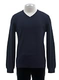 The Mens Store At Bloomingdales True Navy Blue Cashmere Long Sleeve V-Neck Sweater