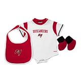 Tampa Bay Buccaneers 2010 Infant Creeper, Bib, and Bootie Set (3-6 Months)