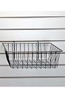 Black Mini Grid Baskets for Slatwall and Wire Grid Displays- 4D