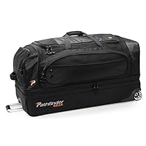 Pathfinder Gear 36 Inch Rolling Drop Bottom Duffel, Black, One Size

