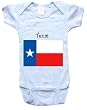 TEXAS FLAG - Flag-Series - White, Blue or Pink Onesie / Baby T-shirt