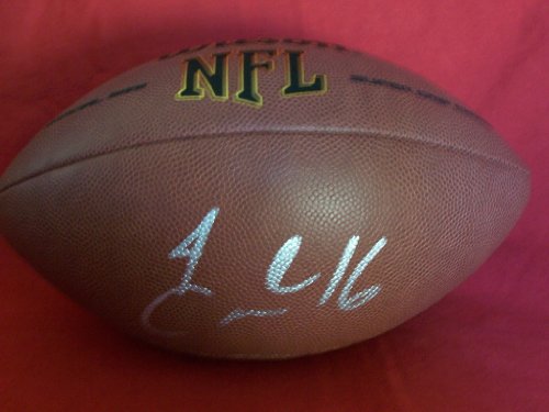 Josh Cribbs Autographed NFL Wilson Composite Football, Cleveland Browns, Proof Photo of Joshua Signing for Us.