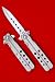 8.5 Spring Assited Open Butterfly Look Handle Design Pocket Folding Knife