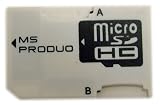 microSDHC →MS PRO Duo 変換アダプター デュアルスロット 最大32GB対応