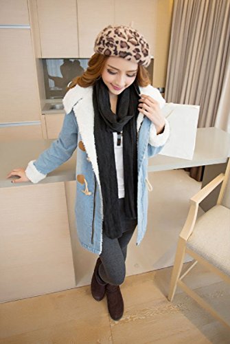 ジャケット コート 長袖ジャケット モコモコ フード付き フェミニン デニム コットン レディースファッション 秋物 ma037