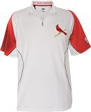 St. Louis Cardinals Season Sweep 1/4 Zip Performance Polo Shirt