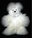Soft Cuddly Baby Alpaca Fur Stuffed Hand Made Panda Teddy Bear 13 Inch Size ATB_WHITE13_040
