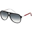 Tommy Hilfiger 1012/N/S Adult Designer Sunglasses - Blue Red White/Gray Gradient