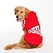 High Quality Spring Autumn Big Dog Clothes Coat Jacket Clothing for Dogs Large Size Golden Retriever Labrador 3XL-9XL Adidog Hoodie (Red, 8XL)