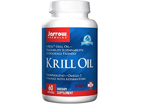 Jarrow Formulas Krill Oil, 60 Softgels , Pack of 3