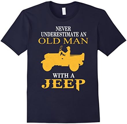 Men's Old Man With A Jeep - Jeep Man T-shirt 3XL Navy