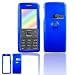 SOLID BLUE SNAP-ON COVER HARD CASE PROTECTOR for NOKIA 6300 [Beyond Cell Packaging]