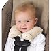 Baby : Kiddopotamus & Co Cushystraps Super Soft Strap Covers With Teddy Bear Heads Fawn Color