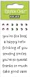 Mini Messages Sparkle Clear by Hero Arts