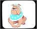 Mouse Pad with bib, cartoon, animal, dog Image