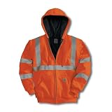 Carhartt J206 Men's High-Visibility Class 3 Thermal-Lined Hooded Zip-Front