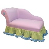 Product details for Princess Child-size Chaise - Purple / Green, by Fantasy Furniture