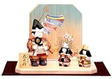 五月人形 大将飾り 一秀 木目込み 513