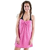 Capelli Women Strapless Terry Cover-Up - Polkadot