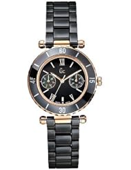 Guess Collection Diver Chic I42004L2S 34 Stainless Steel Case Black Ceramic Anti-Reflective Sapphire Womens Quartz Watch