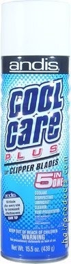ANDIS Cool Care Plus for Clipper Blades 5 in 1 Coolant, Disinfectant, Lubricant, Cleaner & Rust Preventative 15.5oz/439g