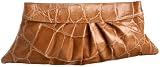 Lauren Merkin Louise Croc-Embossed Clutch
