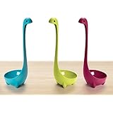 ABOEL - (Pack of 3) Loch Ness Scotland Kitchen Monster Nessie Ladle Cute Creative Cartoon Spoon Tableware for Soup (Blue, Purple, Green)