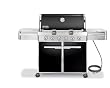 Weber 1851001 Summit E-620 Natural Gas Grill (Black)