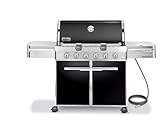 Weber 1851001 Summit E-620 Natural Gas Grill, Black