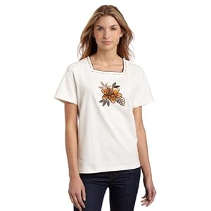 Buy Alfred Dunner Ladies Center Tropical T-Shirt by Alfred Dunner