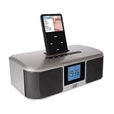 IXOSÂ® Designed Speaker System With iPodâ¢ & MP3 Audio Inputs & Clock Radio