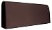 Satin Spiegel Clutch Abendtasche, braun