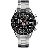 TAG Heuer Mens THCV2014BA0794 Carrera Black Guilloche Dial Watch
