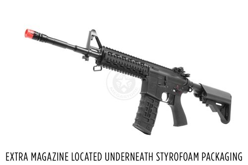 Full Metal GC16 Series M4 RIS Raider High Performance Airsoft Gun AEG (Black)