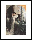 Produkt-Bild: Bild mit Rahmen: Sir Thomas-Francis Dicksee, Romeo & Juli, 60 x 80 - Aluminium Basic M: Schwarz matt