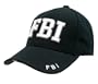 New Black Law Enforcement FBI Hat Cap