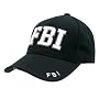 New Black Law Enforcement FBI Hat Cap