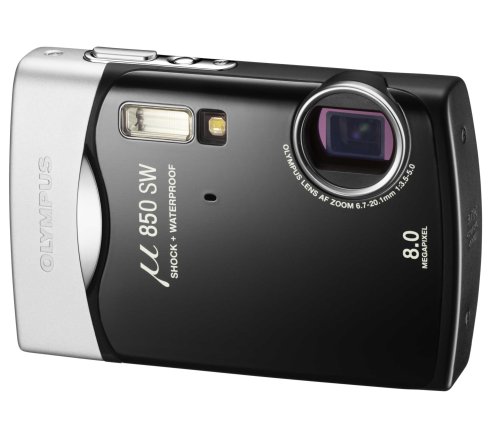 OLYMPUS �f�W�^���J���� ��850SW (�~���[) �s�A�m�u���b�N ��850SWBLK