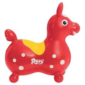Gymnic - 'Rody' Hopping Horse, Red