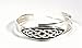STERLING SILVER BANGLE BRACELET 60mm x 55mm x 16mm