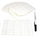1000 Jewelry Price Tags Self-Stick Ring Chain Display