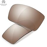 Oakley Gascan 13-666 Iridium Rimless Sunglasses,Multi Frame/Titanium Lens,One Size