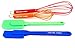 Color Chef, Silicone Cookware Set, 2 Whisks (Large and Small), 2 Spatulas (Full and Half), Vibrant Red, Orange, Green and Blue Colors, Gift Box Included, Every Kitchen Deserves A Little Color
