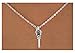 Silver Lacrosse Necklace with Lacrosse Stick Charm in Ball Chain - Exclusive design by Allan Robin