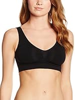 MISS BODY Pack x 2 Sujetador sin Aros Control Firme (Negro / Visón)