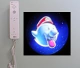 Nintendo Super Mario Galaxy Wii-mote Projector Keychain BOO Mario
